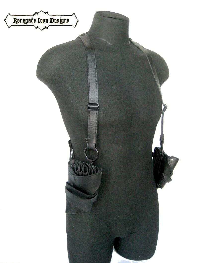 Stylist Holster Stylist Shears Shoulder Holster Leather Etsy