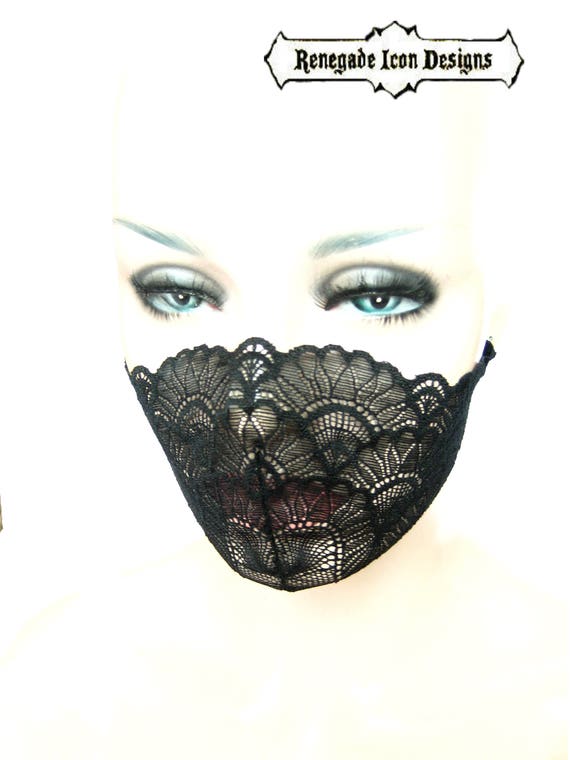 Black Or White Lace Mask Lace Mask Lingerie Fetishfantasy Etsy