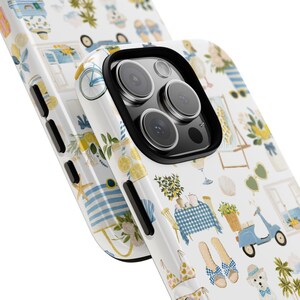 Italian Summer Phone Case Summer Coastal Phone Case Amalfi Italy Lemons Italian Summer iPhone Case iPhone 16 Samsung Google Pixel Tough Case image 6