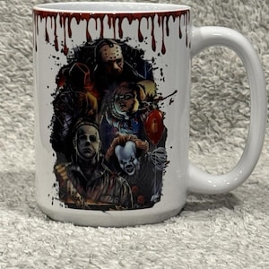 Halloween 15oz Horror Character Mug