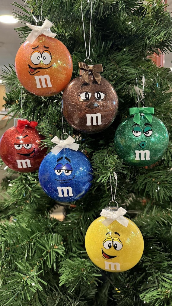 Shatterproof M&M Ornament - Etsy