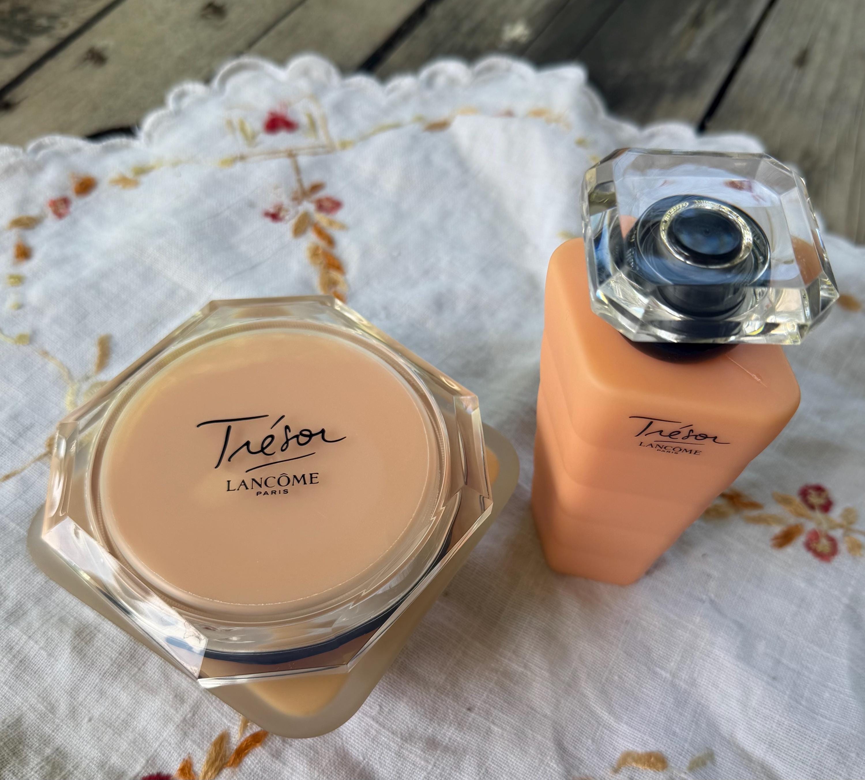 Vintage Lancôme Trésor Perfumed Body Cream & Bath Gel – Romantic