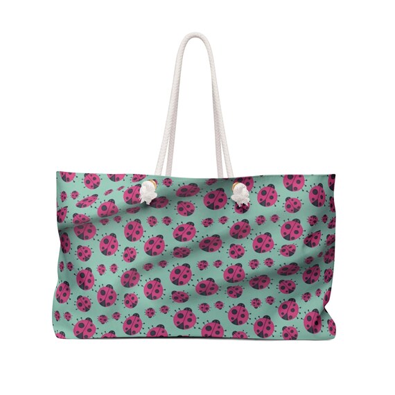 Chick Ladybug Summer Print Weekender Bag