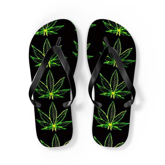 Weed Flip Flops