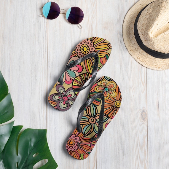 Bohemian Chic Flip-Flops