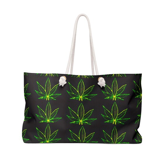 Weed Print Weekender Bag