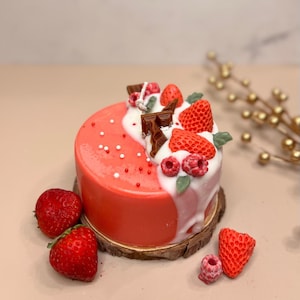 CAKE CANDLES / dessert candle / Soy wax candle