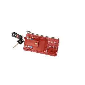 Cartera para teléfono, tarjetero y pulsera Rust Southwest