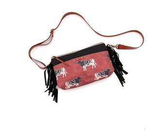 Western Fringe Purse Made With Pendleton Wool