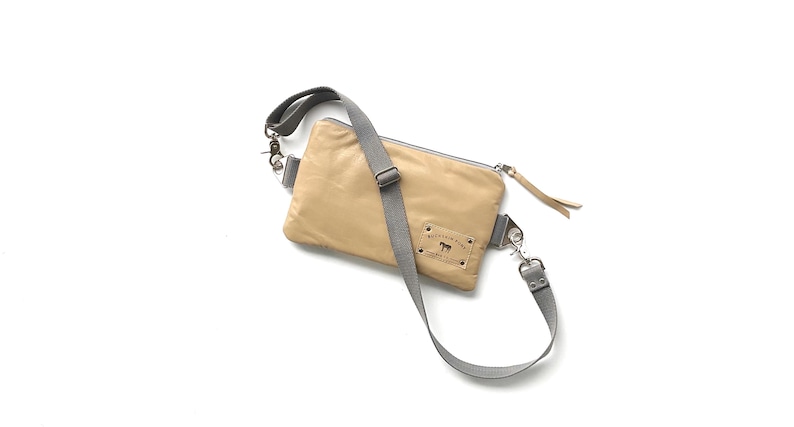 Sling Bag, Hip Bag, Fanny Pack Made With Pendleton Wool & Leather image 7