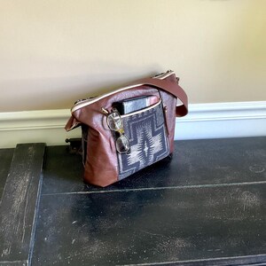 Slouch Purse Shoulder Bag Made With Pendleton Wool & Leather bild 13