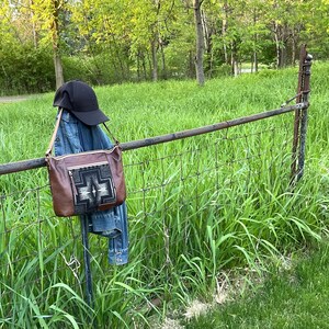 Slouch Purse Shoulder Bag Made With Pendleton Wool & Leather bild 15