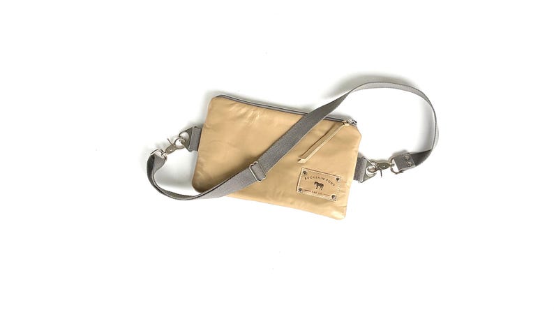 Sling Bag, Hip Bag, Fanny Pack Made With Pendleton Wool & Leather image 13