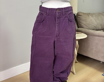 Vintage Purple High Rise Jeans Straight Cut