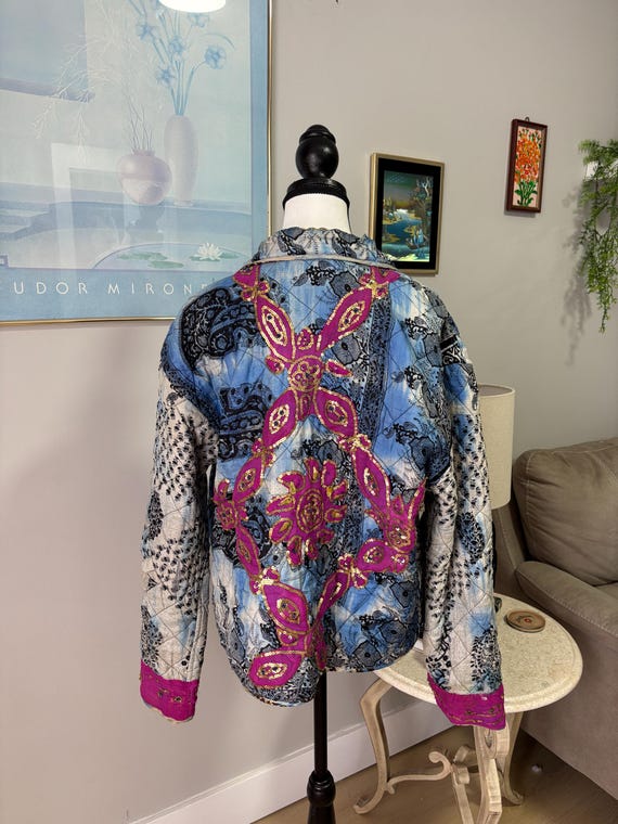 Unique Vintage Reversible Double Patch Jacket - image 11