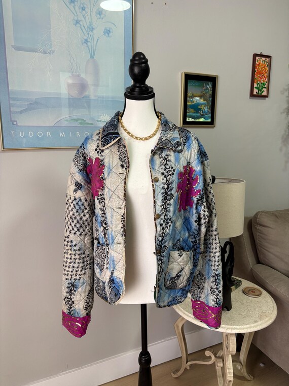 Unique Vintage Reversible Double Patch Jacket - image 2