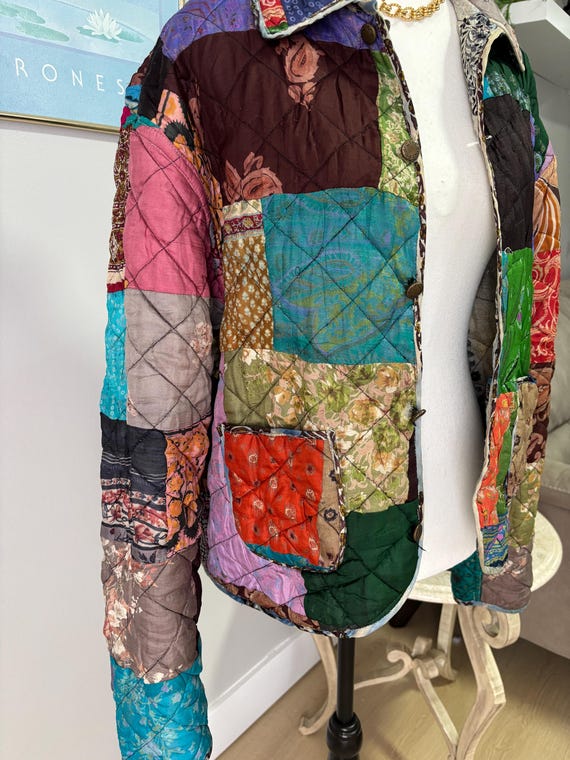 Unique Vintage Reversible Double Patch Jacket - image 5