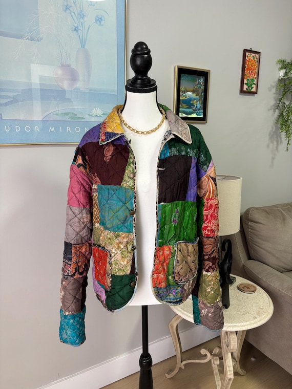 Unique Vintage Reversible Double Patch Jacket - image 1