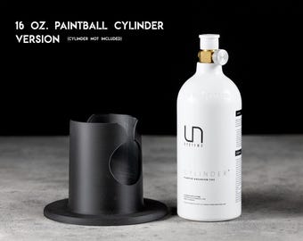 Stojak na butlę CO2 16 uncji wersja UNS: Stabilny stojak do akwarium na butlę do paintballa