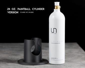 Stojak na butlę CO2 24 uncje wersja UNS: Stabilny stojak do akwarium na butlę do paintballa