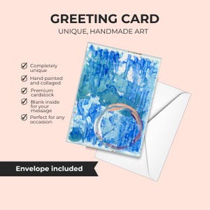 Greeting Card | Mixed Media | Collage | Artwork | Blank Card | Greeting Card