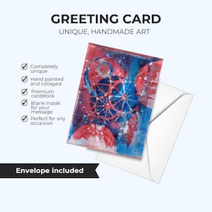 Greeting Card | Mixed Media | Collage | Artwork | Blank Card | Greeting Card