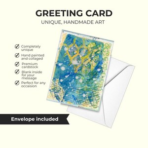 Greeting Card | Mixed Media | Collage | Artwork | Blank Card | Greeting Card