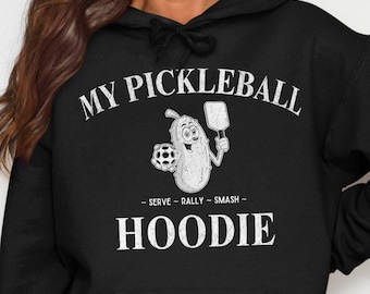 Funny Pickleball Hoodie: Unisex Serve Rally Smash Sweatshirt