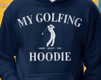 Sudadera de golf, diseño Birdie Bogey Par, regalo para amantes del golf