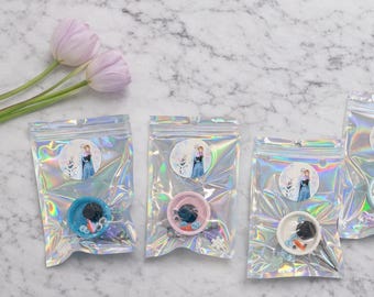 Frozen Build your own snowman doh kit, 2nd 3rd Birthday, Goodie Bags Sensory Gift, Party Favors, Princess Elsa and Anna with Olaf, dough