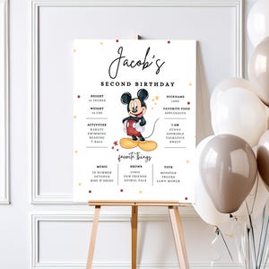 Mickey Invitation Birthday Bundle, mouse party invite, 2nd Decor, First decorations Boy Hot Diggity Dog Clubhouse Ears Oh Twodles Twoodles image 3