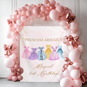 Es war einmal Kulisse Prinzessin Geburtstag Party Dekoration Märchen Storybook Fotostand Königliche Kleider Erster Geburtstag Vintage Schloss