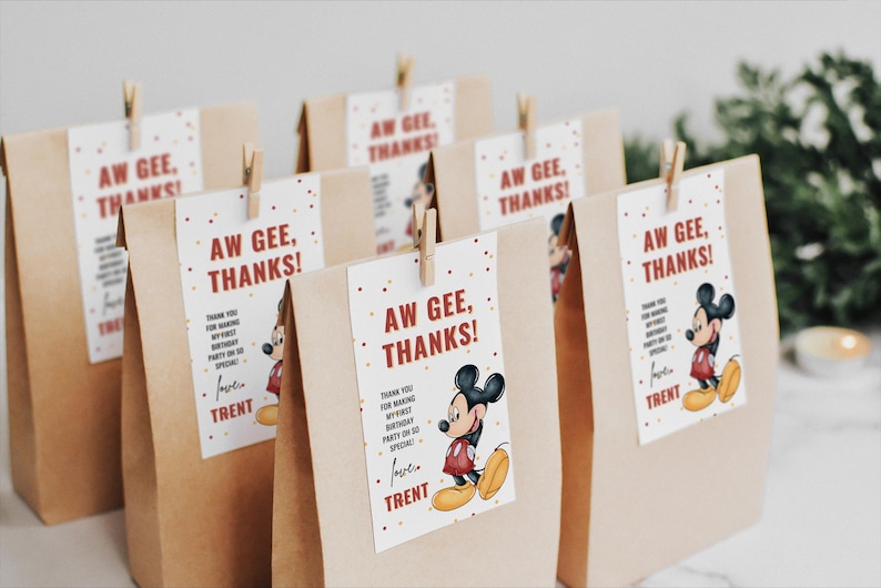 Mickey Invitation Birthday Bundle, mouse party invite, 2nd Decor, First decorations Boy Hot Diggity Dog Clubhouse Ears Oh Twodles Twoodles image 4