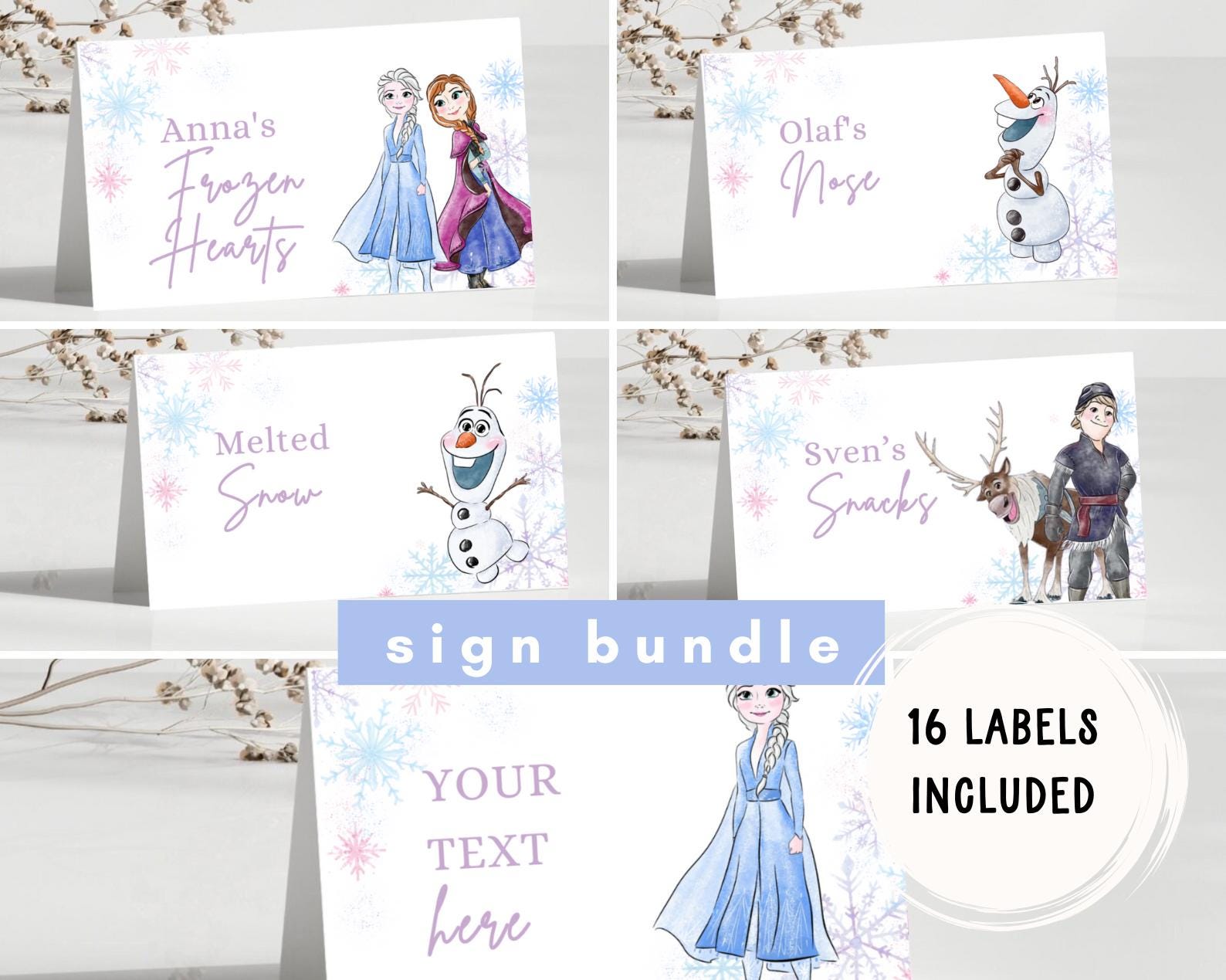 Frozen name sign - Etsy 日本