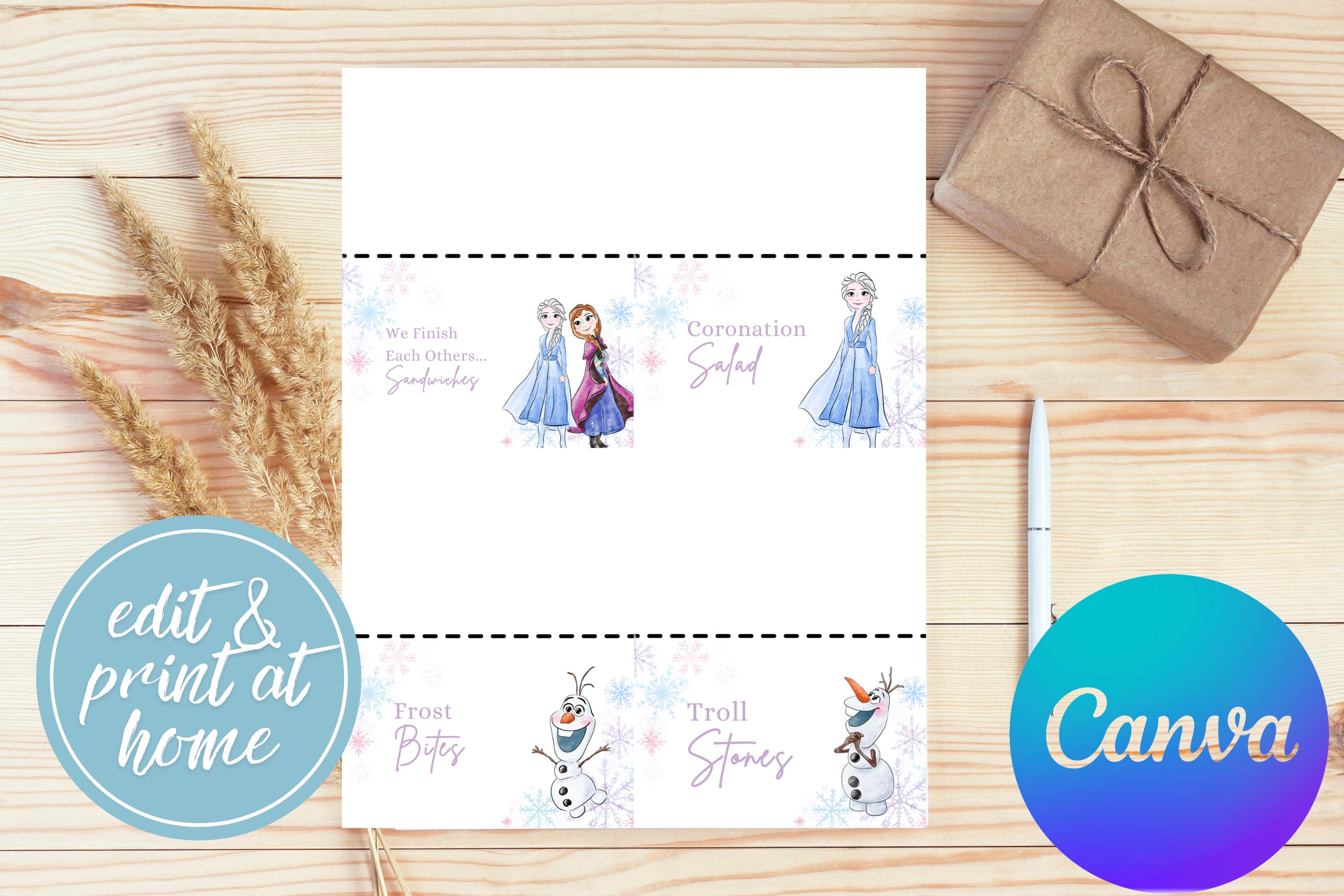 アナと雪の女王の誕生日デコレーションサイン、エルサ姫とアナと雪の