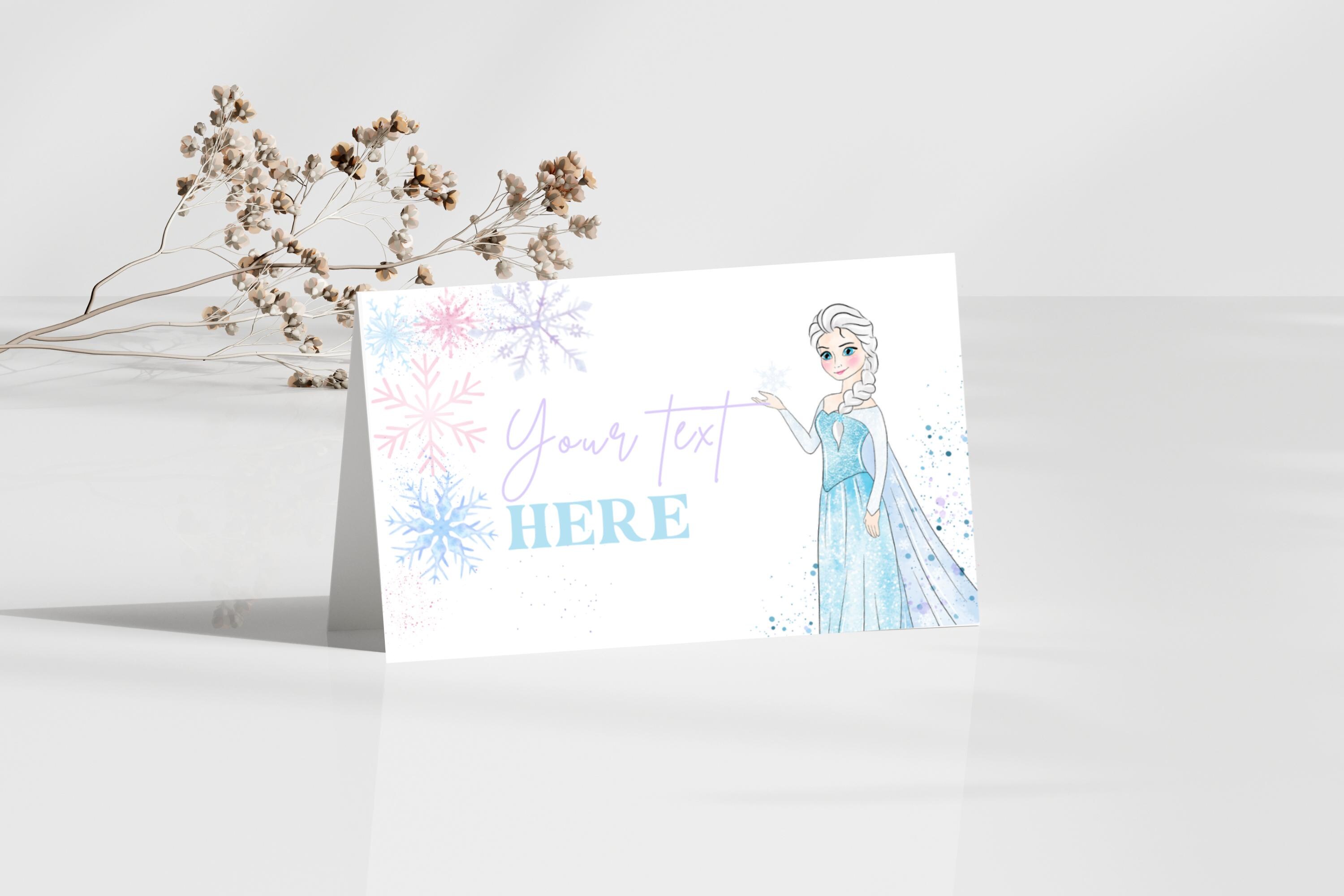 Frozen Birthday Decor Signs, Princess Elsa Anna Olaf Party, Frozen ...