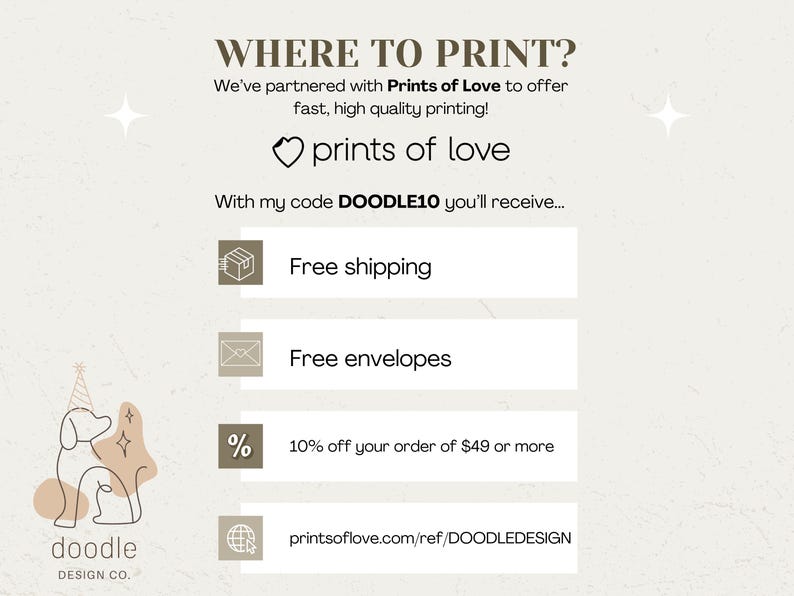 a screen shot of a website for a print shop