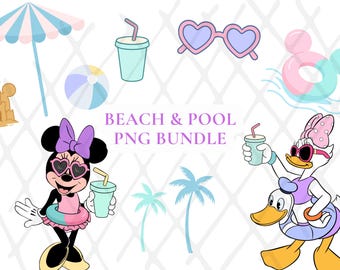 Minnie Beach Club Oh Twodles födelsedag png clipart, mus Poolparty, Groovy Summer Girl lila rosa badstänk pastell baddräkt Daisy-kopp