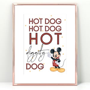 Paquete de cumpleaños Oh Twodles, fiesta de Mickey Mouse, decoración para el segundo cumpleaños, carteles con orejas de perro hot diggity para el segundo cumpleaños, dos años Twoodles imagen 9