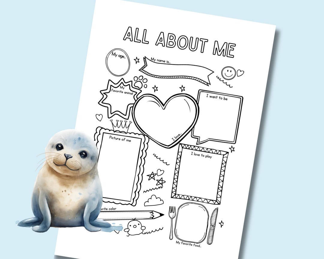 My Favorite Things Printable Worksheet – Fun Survey for Kids, Friends ...