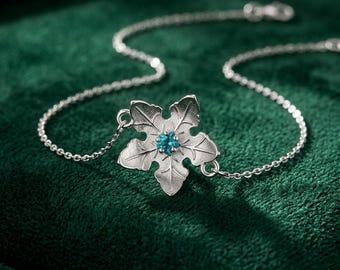 Land Before Time Tree Star Leaf Sterling Silver Bracelet