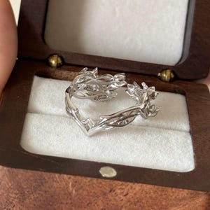 Anello elfico, anello corona, anello elfico, anello Galadriel, gioielli elfici, gioielli elfici, anello Galadriel, tiara elfico