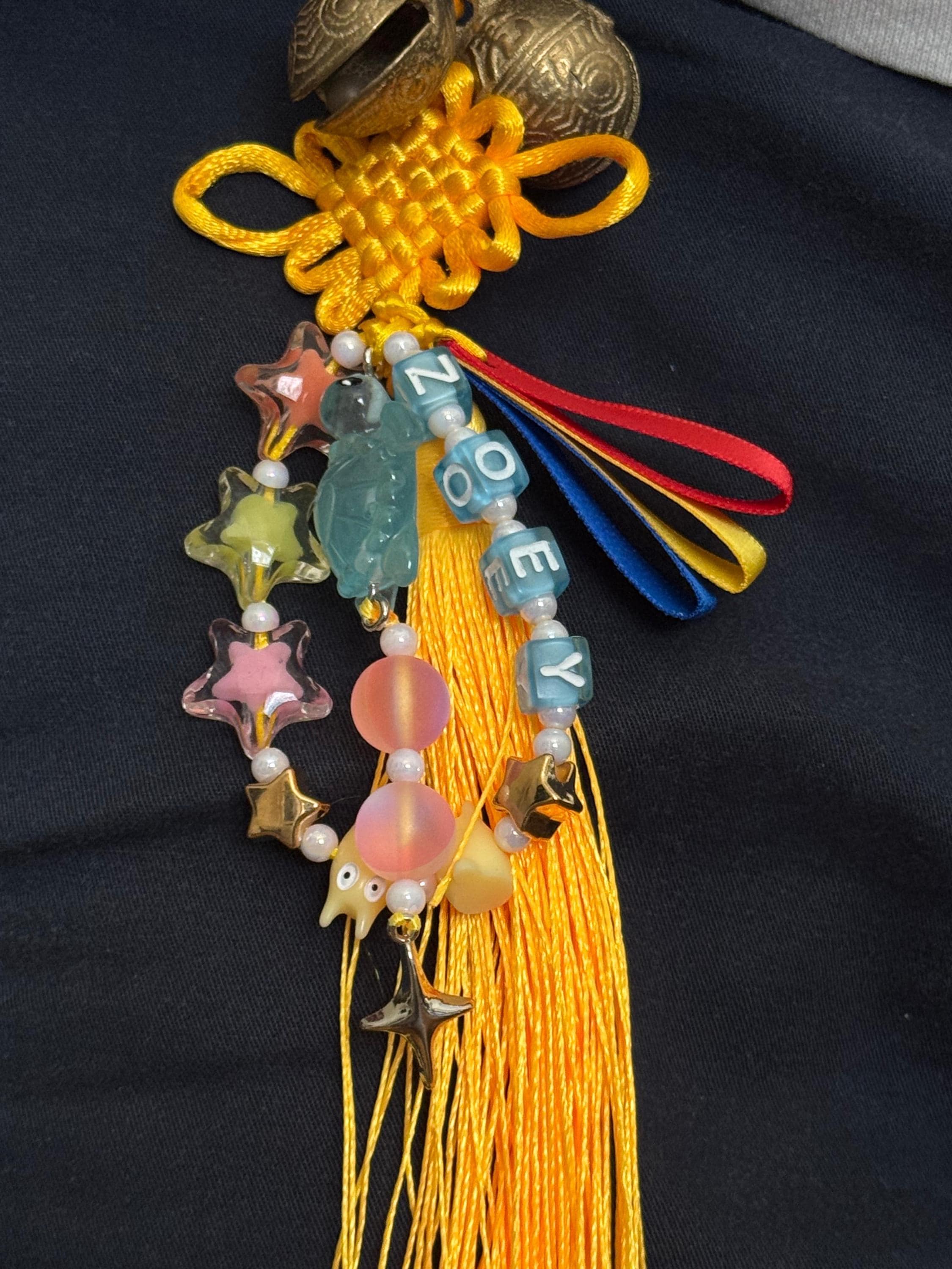 Zoey Norigae, Portachiavi Coreano Zoey, Kpop Cosplay Norigae, Nodo