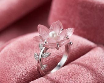 Maid Marian Flower Ring, Lady Marion Ring, Lady Marian Ring, Hood Promise Ring, Robin Ring, Flower Jewelry, Engagement Ring