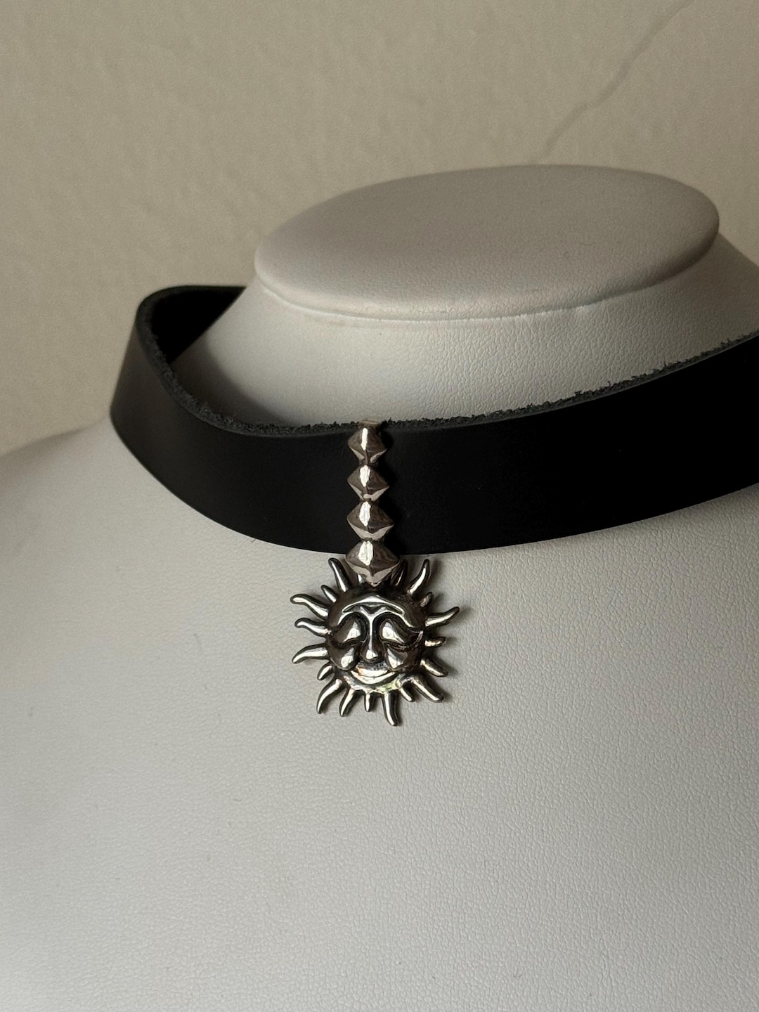 Mathilda Choker, Sun Pendant Choker, Mathilda Leon Necklace