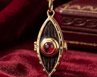 Anubis medaillon ketting, Nina Anubis amulet, oog van Horus ketting, Nina Martin cosplay, House of Anubis, Egypte ketting