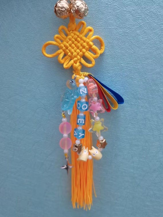 Zoey Norigae, Portachiavi Coreano Zoey, Kpop Cosplay Norigae, Nodo