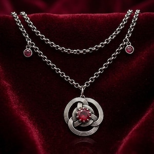 Queen of dragons necklace, Valyrian dragon necklace, Dragon necklace, House ring, Crown ring,