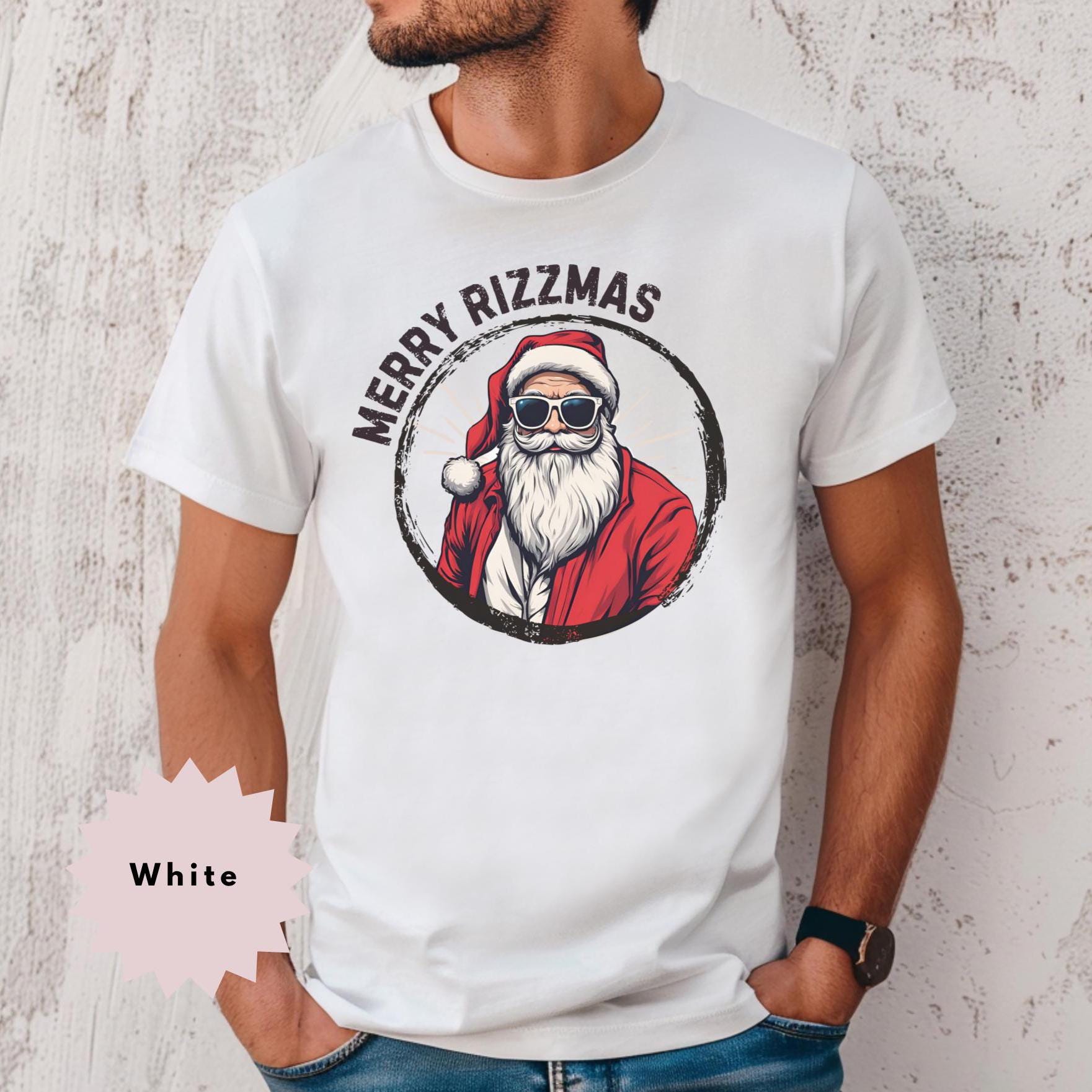 Snata Rizz Funny Santa Rizz Shirt, Rizz Tshirt, Rizz Santa, Merry Rizzmas, Cool ...