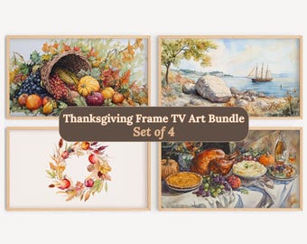 Thanksgiving Frame TV Kunst: Herbst Ernte Motive (Digitaler Download)
